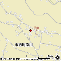 鹿児島県曽於市末吉町深川6611周辺の地図