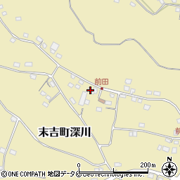 鹿児島県曽於市末吉町深川6611-1周辺の地図