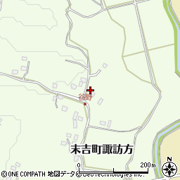 鹿児島県曽於市末吉町諏訪方10132周辺の地図