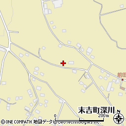 鹿児島県曽於市末吉町深川6630-3周辺の地図