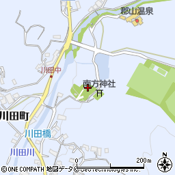 川田神社周辺の地図