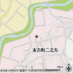 鹿児島県曽於市末吉町二之方105-2周辺の地図