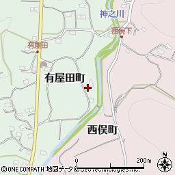 鹿児島県鹿児島市有屋田町83周辺の地図