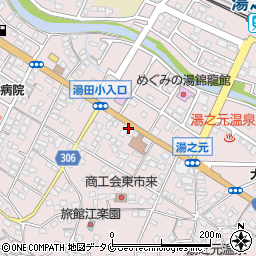 第一交通株式会社　湯之元営業所周辺の地図