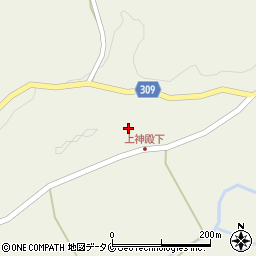鹿児島県日置市伊集院町上神殿2445-2周辺の地図