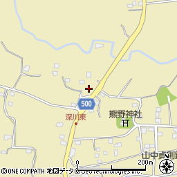 鹿児島県曽於市末吉町深川5847-1周辺の地図