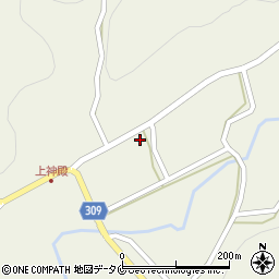 鹿児島県日置市伊集院町上神殿2142-2周辺の地図