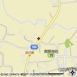 鹿児島県曽於市末吉町深川5846-3周辺の地図