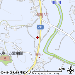 鹿児島県鹿児島市川田町1195周辺の地図