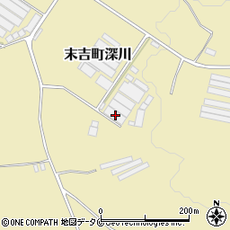 鹿児島県曽於市末吉町深川6778周辺の地図