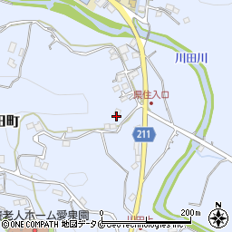 鹿児島県鹿児島市川田町1232周辺の地図