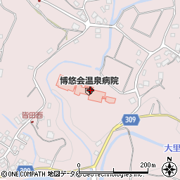 博悠会温泉病院（博悠会）周辺の地図