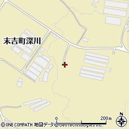 鹿児島県曽於市末吉町深川6149周辺の地図