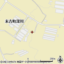 鹿児島県曽於市末吉町深川6153周辺の地図