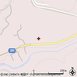 山田湯之元停車場線周辺の地図