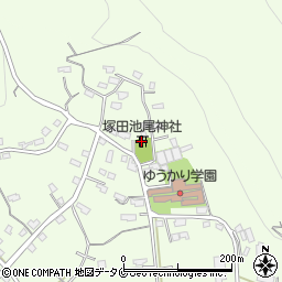 塚田池尾神社周辺の地図