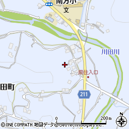 鹿児島県鹿児島市川田町1237周辺の地図