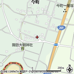 宮崎県都城市今町7820周辺の地図