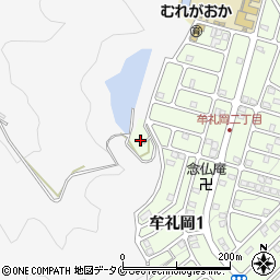 牟礼岡第十公園周辺の地図