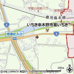 鹿児島県いちき串木野市大里21周辺の地図