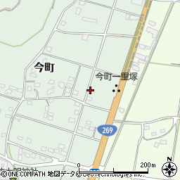 宮崎県都城市今町7804周辺の地図