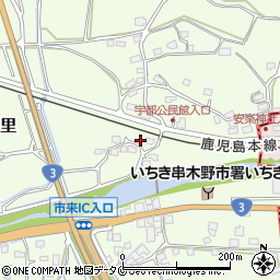 鹿児島県いちき串木野市大里7805-3周辺の地図