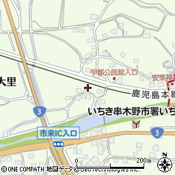 鹿児島県いちき串木野市大里7805-1周辺の地図