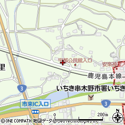 鹿児島県いちき串木野市大里7809周辺の地図