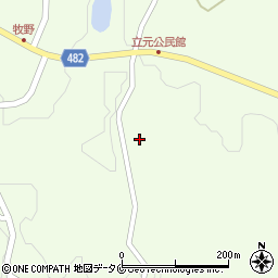 鹿児島県霧島市福山町佳例川2409周辺の地図