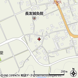宮崎県都城市安久町4357周辺の地図