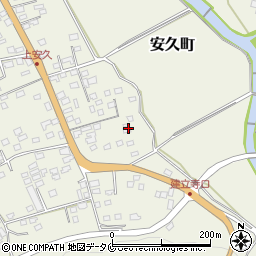 宮崎県都城市安久町4652周辺の地図