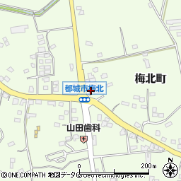 本部石油店周辺の地図