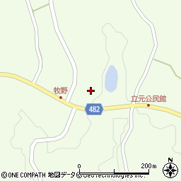 鹿児島県霧島市福山町佳例川2553周辺の地図