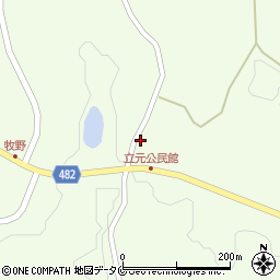 鹿児島県霧島市福山町佳例川2432周辺の地図