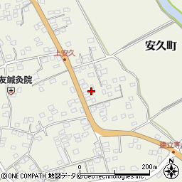 宮崎県都城市安久町4645周辺の地図