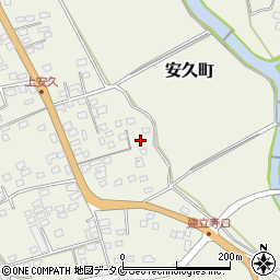 宮崎県都城市安久町4653周辺の地図
