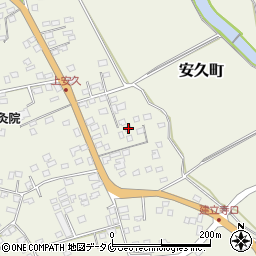 宮崎県都城市安久町4655周辺の地図