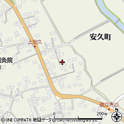 宮崎県都城市安久町4656周辺の地図