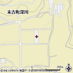 鹿児島県曽於市末吉町深川5260-1周辺の地図