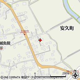 宮崎県都城市安久町4657周辺の地図