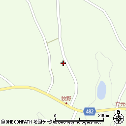 鹿児島県霧島市福山町佳例川2542周辺の地図