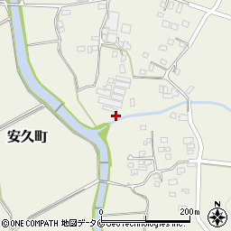 宮崎県都城市安久町1010周辺の地図