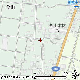 宮崎県都城市今町7610周辺の地図