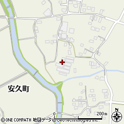 宮崎県都城市安久町1368周辺の地図