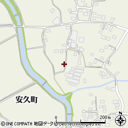 宮崎県都城市安久町1362-1周辺の地図