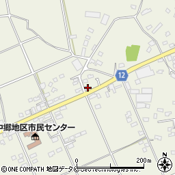 宮崎県都城市安久町4953-7周辺の地図