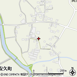 宮崎県都城市安久町1332周辺の地図