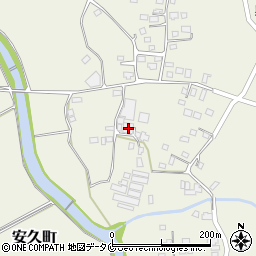 宮崎県都城市安久町1353周辺の地図