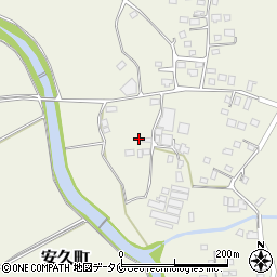 宮崎県都城市安久町1366周辺の地図