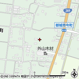 宮崎県都城市今町周辺の地図